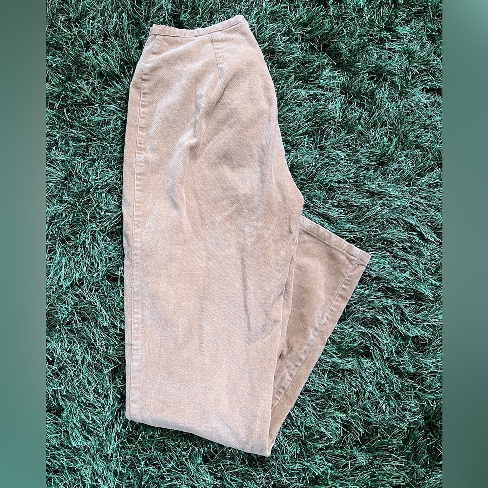 Suede pants